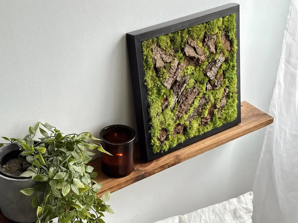 El encanto del bosque en tu hogar: Decoración con musgo